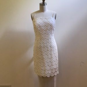 Trina Turk white lace dress